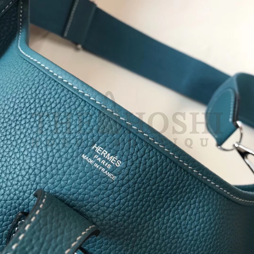 H**me5 Evelyne III 29 Bag In Blue Jean Clemence Leather Master Quality