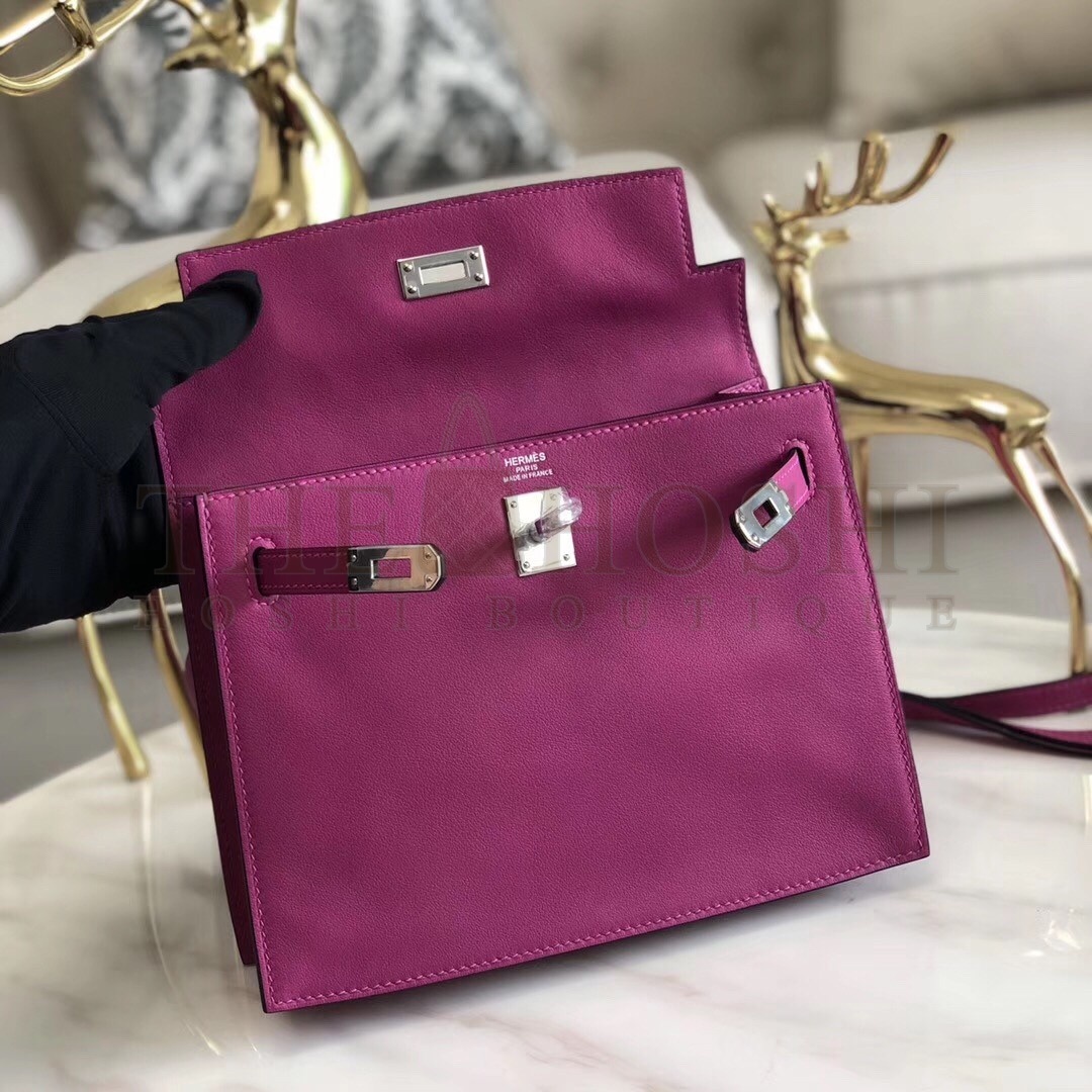 H**me5 Rose Purple Swift Kelly Danse Bag Master Quality