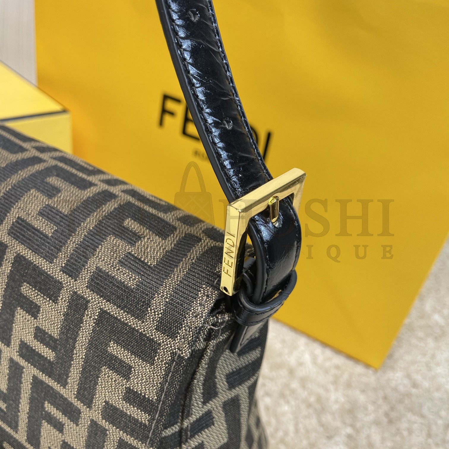 Vintage F**di zucca mamma baguette bag size:29*10.5*21cm Master Quality