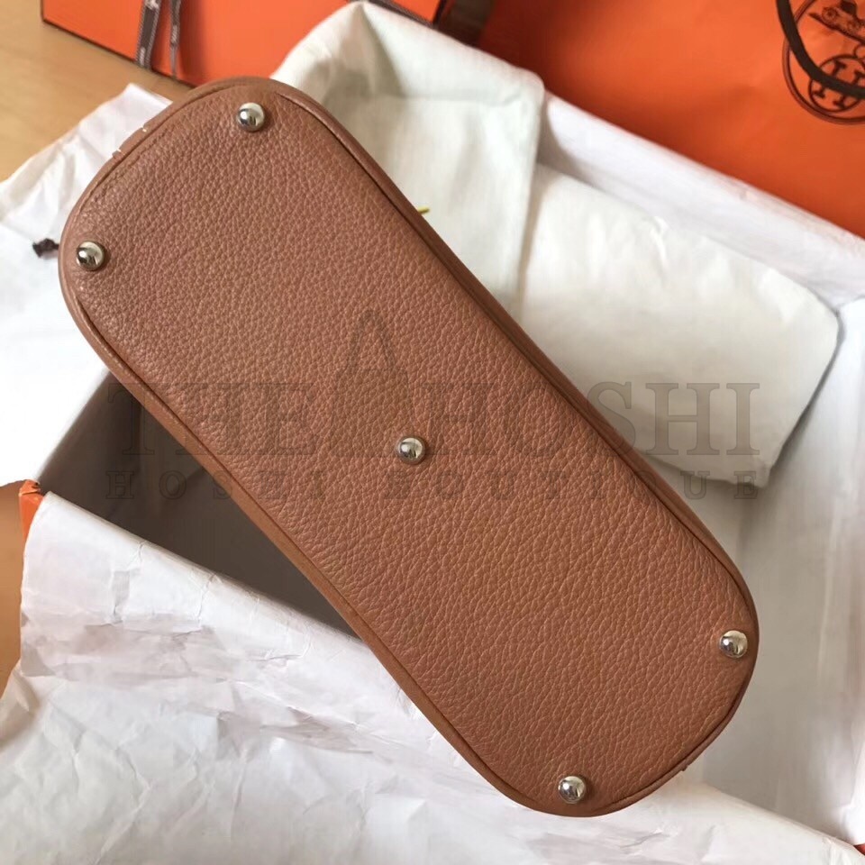 H**me5 Gold Clemence Bolide 27cm Handmade Bag Master Quality