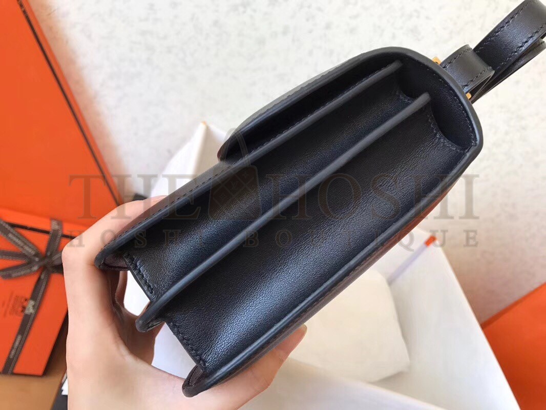 H**me5 Swift Constance 24cm Black Handmade Bag Master Quality