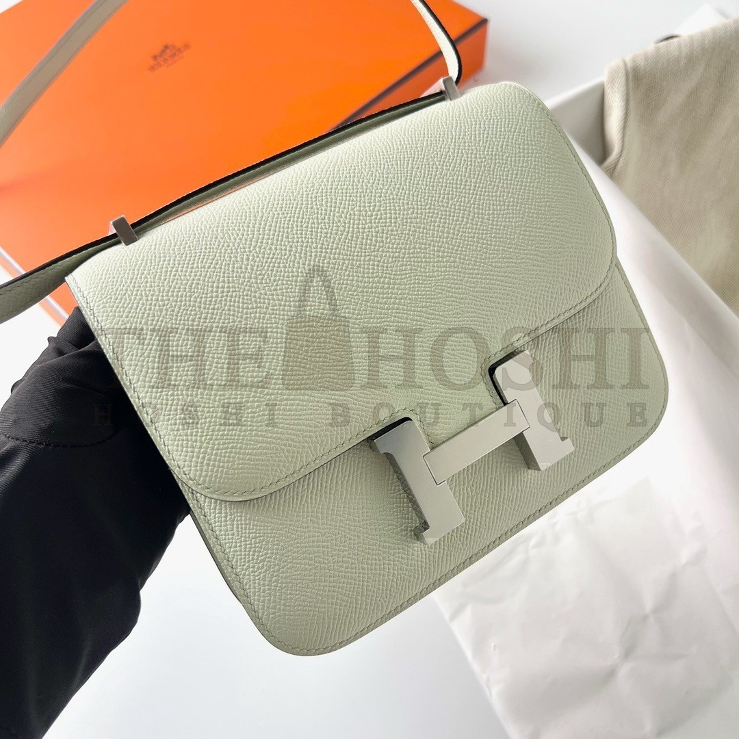 H**me5 Constance 1-18 Mirror Bag In Vert Fizz Epsom Calfskin Master Quality