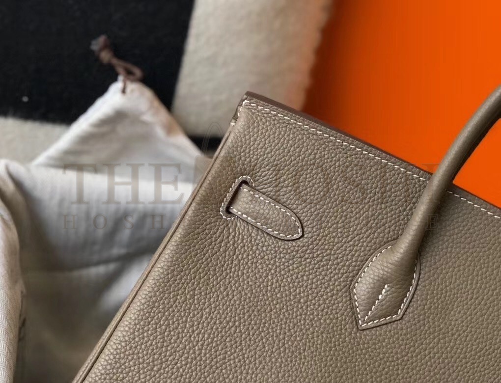 H**me5 Taupe Clemence Birkin 35cm Bag Master Quality