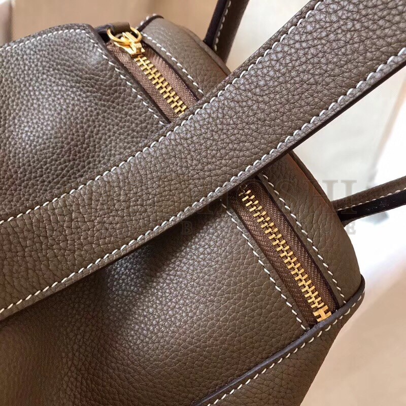 H**me5 Taupe Lindy 30cm Clemence Handmade Bag Master Quality