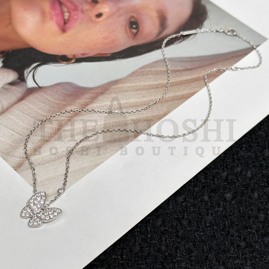 V*n Cl**f & Arpels Two Butterfly Pendant necklaces Master Quality