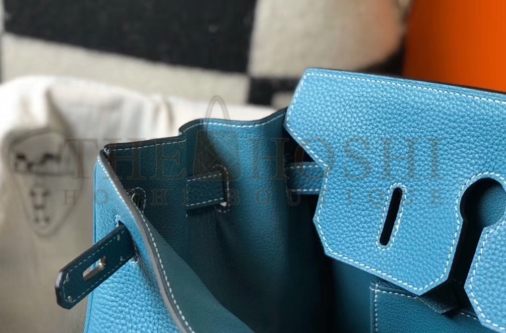 H**me5 Blue Jean Clemence Birkin 35cm Bag Master Quality