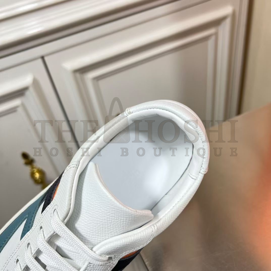 H**me5 Boomerang Sneakers In Multicolore Blue Leather Master Quality