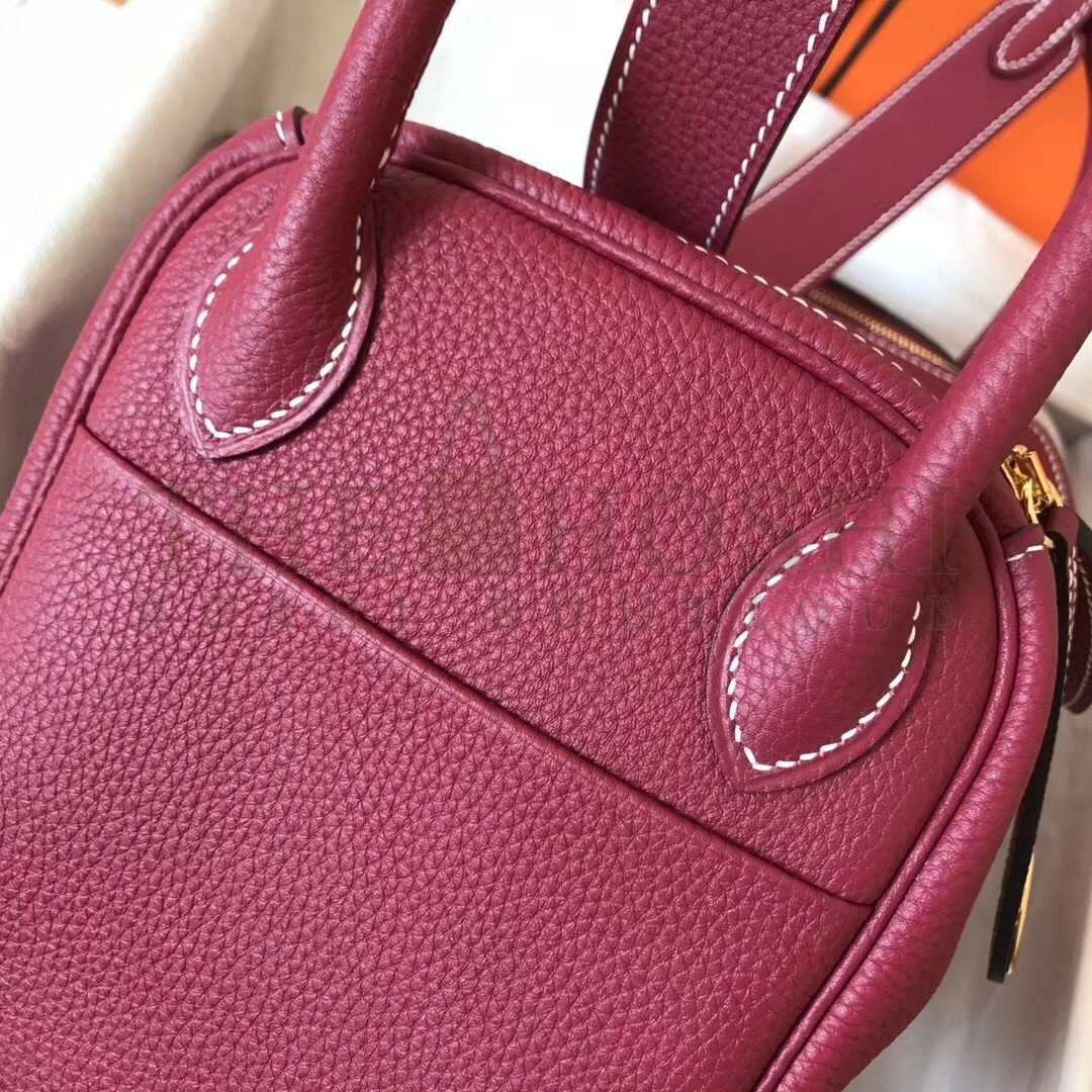 H**me5 Ruby Lindy 30cm Clemence Handmade Bag Master Quality