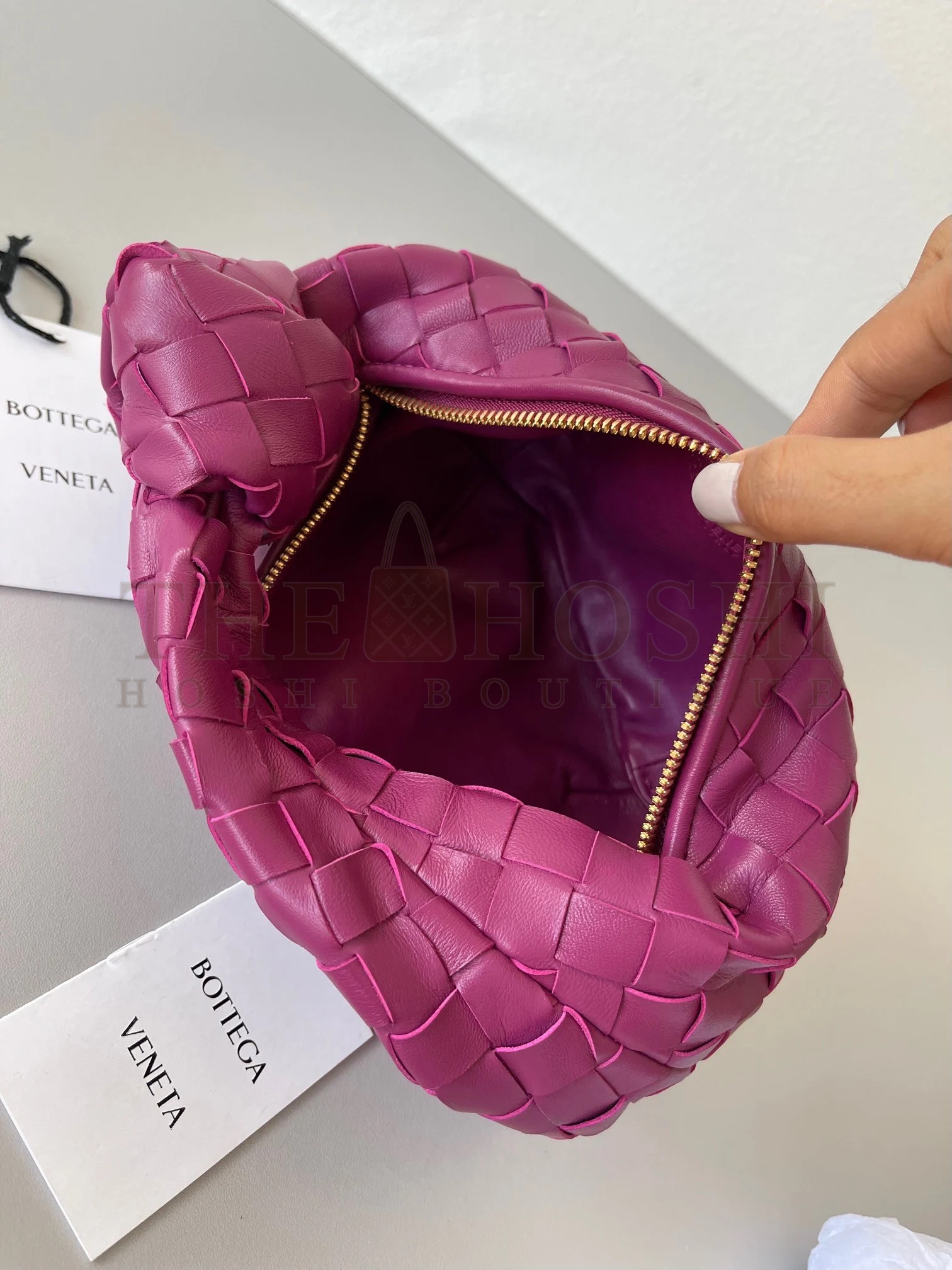 B0tt*ga Ven*ta BV Jodie Mini Bag In Cinnabar Intrecciato Lambskin Master Quality