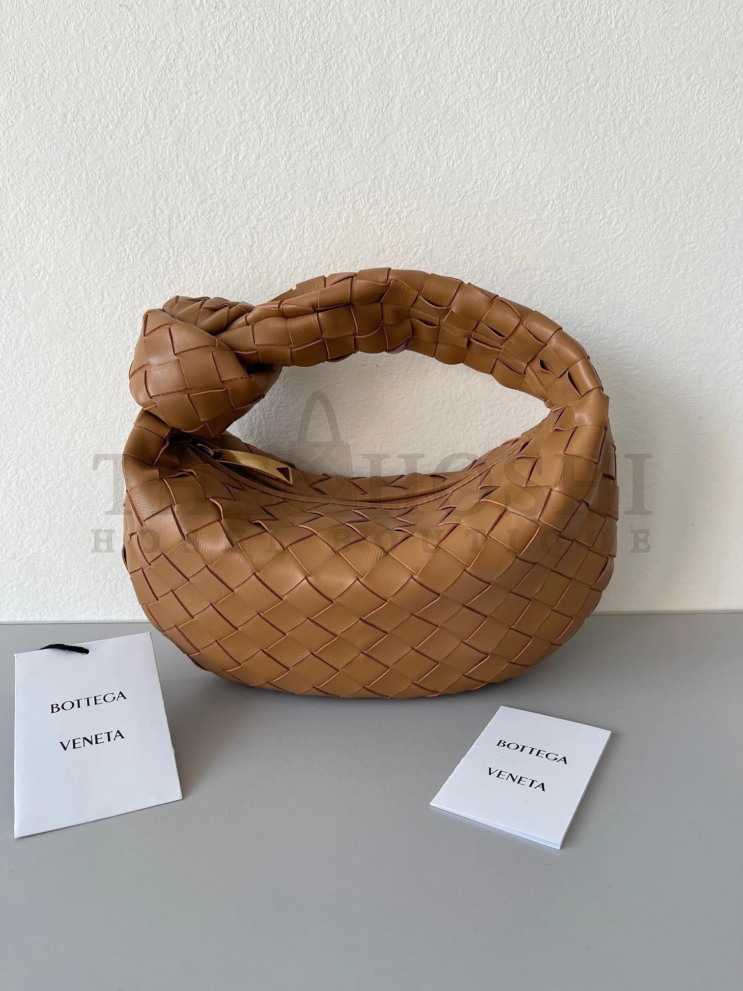 B0tt*ga Ven*ta BV Jodie Mini Bag In Caramel Intrecciato Lambskin Master Quality