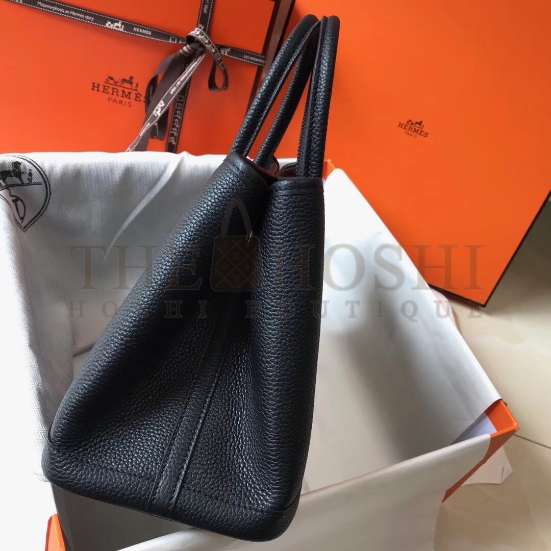H**me5 Black Clemence Garden Party 30cm Handmade Bag Master Quality