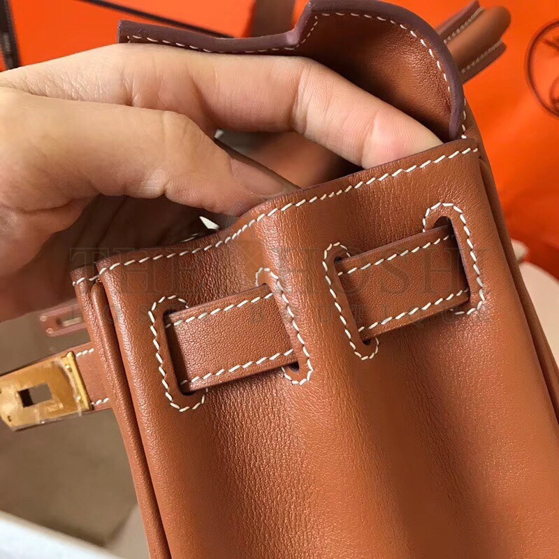 H**me5 Gold Swift Kelly 28cm Handmade Bag Master Quality