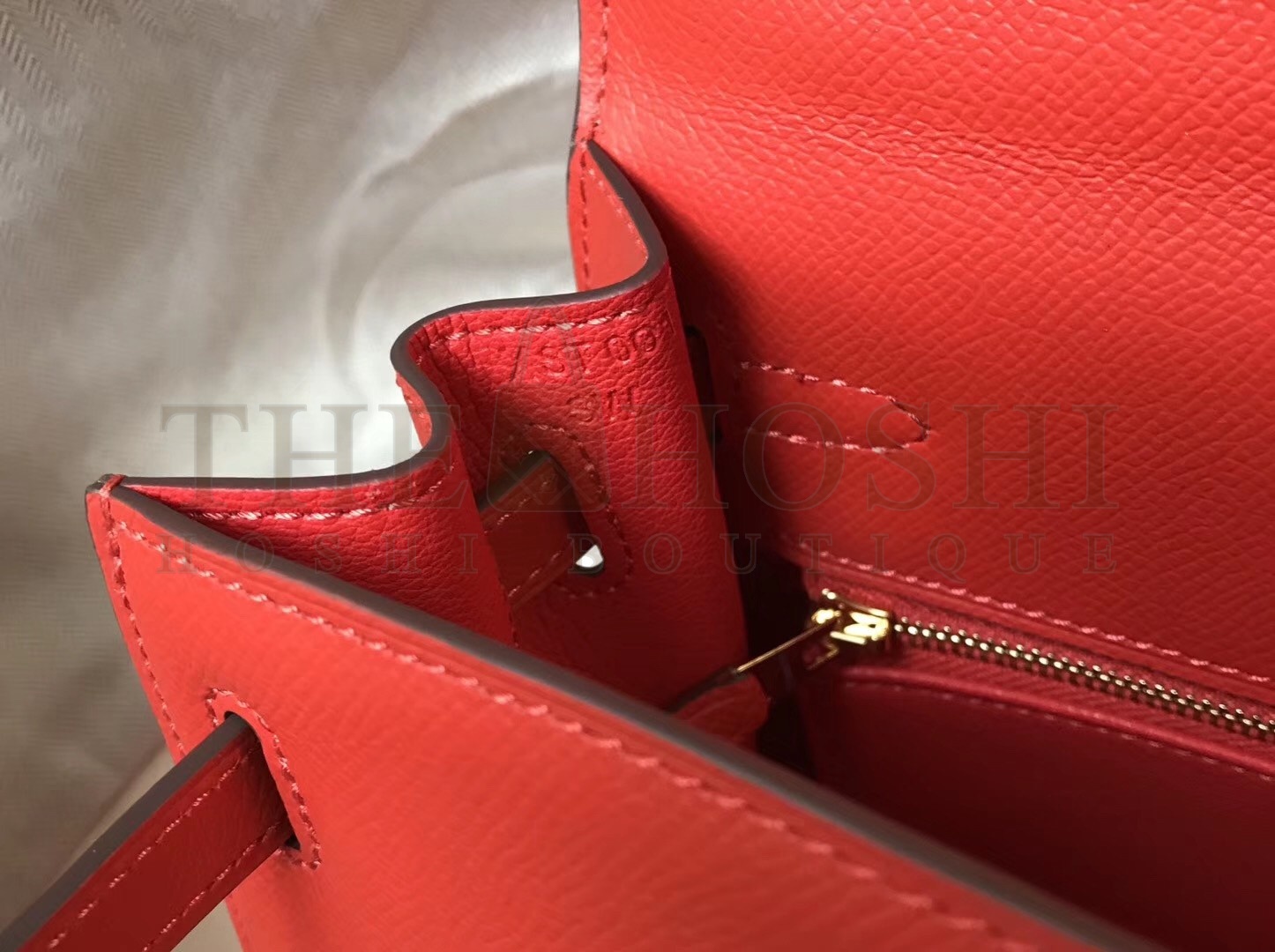H**me5 Kelly 25cm Sellier Bag In Piment Epsom Leather Master Quality