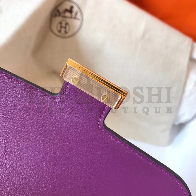 H**me5 Mini Constance 18cm Cyclamen Epsom Bag Master Quality