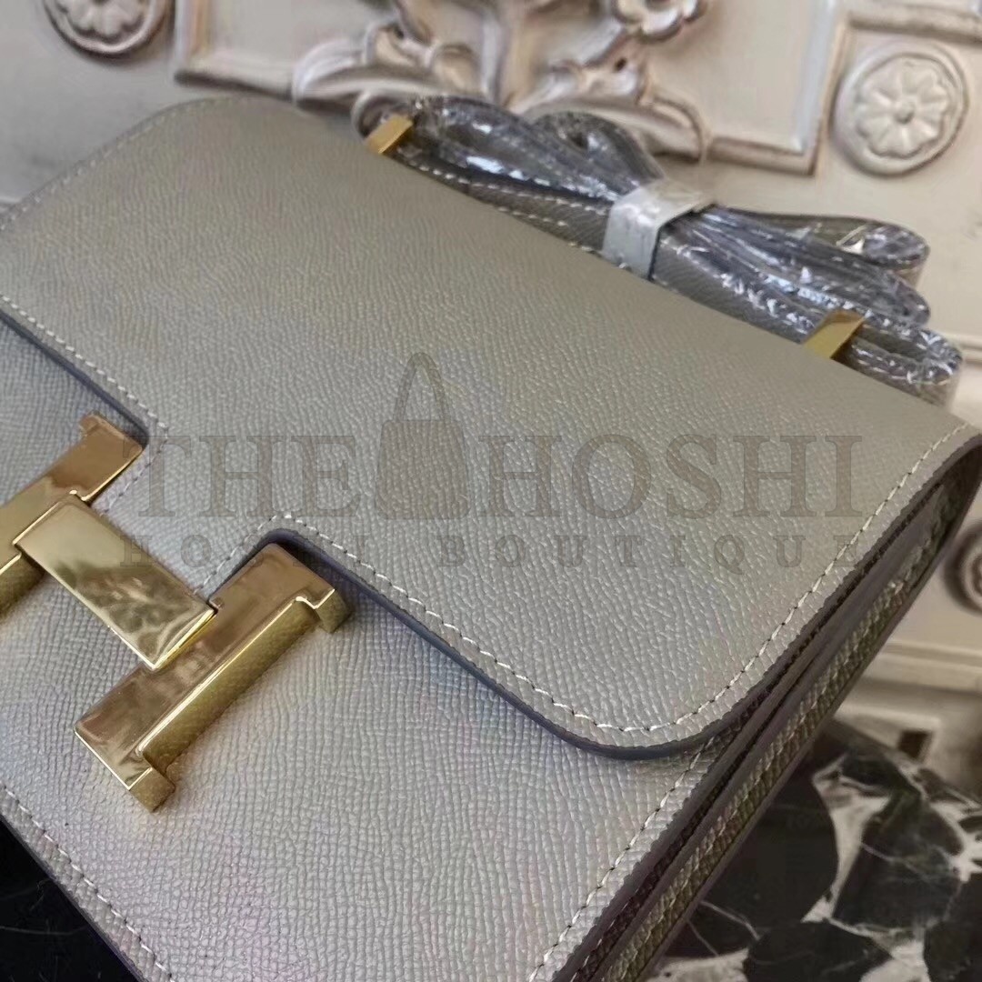 H**me5 Grey Constance MM 24cm Epsom Leather Bag Master Quality