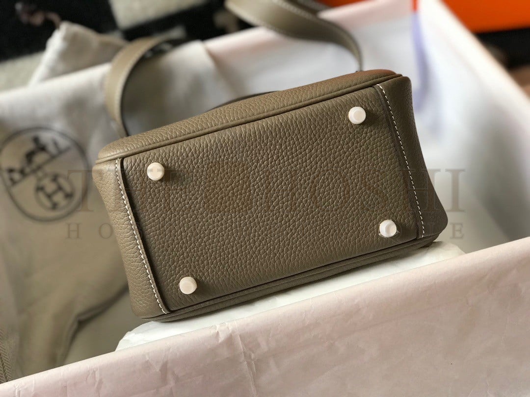 H**me5 Lindy Mini Bag In Taupe Clemence Leather GHW Master Quality