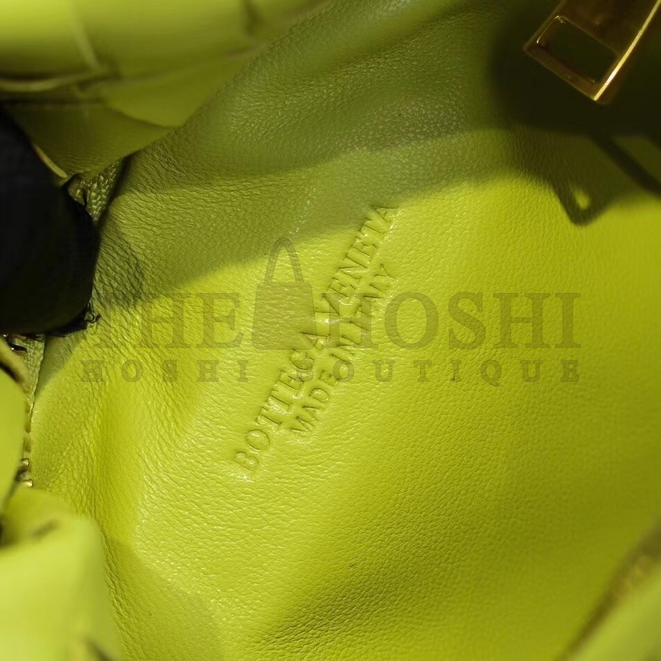 B0tt*ga Ven*ta Mini BV Jodie Bag In Kiwi Woven Leather Master Quality