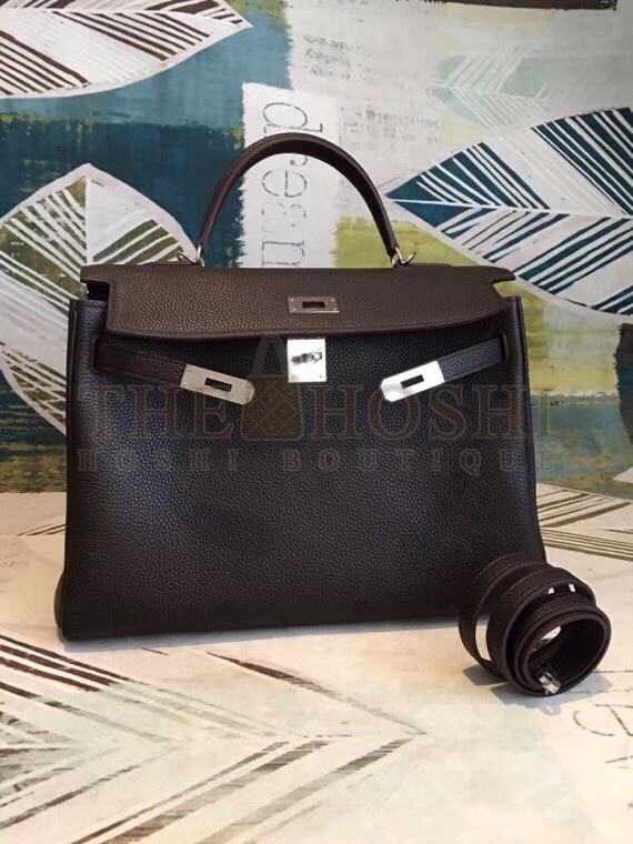 H**me5 Cafe Clemence Kelly 35cm Handmade Bag Master Quality