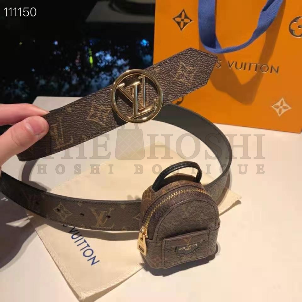 L0vis Vvtt0n LV Women Palm Spring 35mm Belt Monogram Canvas Circle Buckle Master Quality