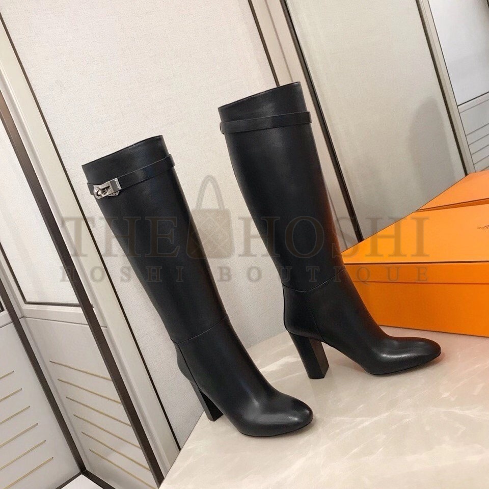 H**me5 Story Boots In Black Calfskin Leather Master Quality