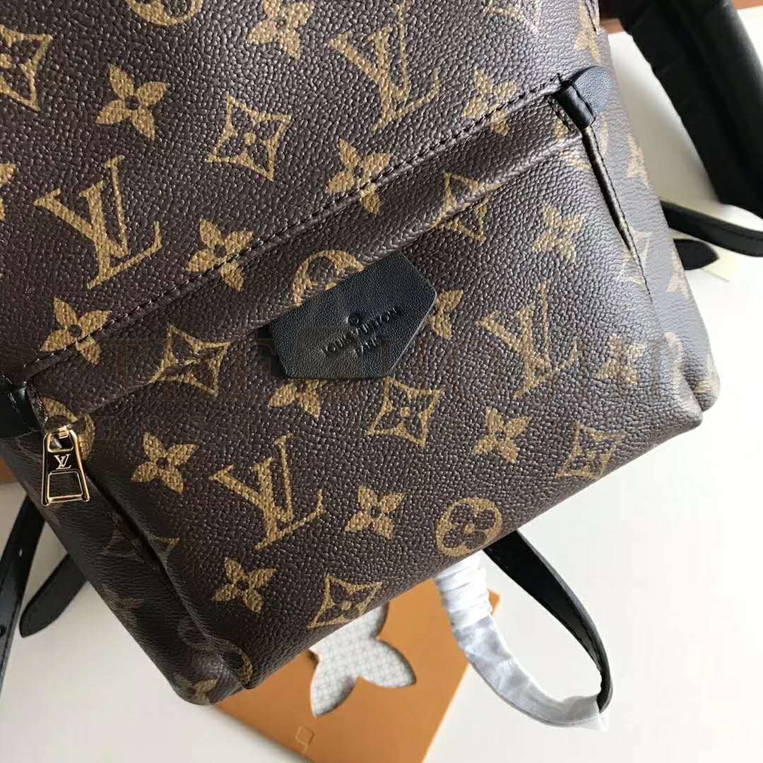L0vis Vvtt0n LV Unisex Palm Springs PM Backpack in Monogram Coated Canvas-Brown Master Quality