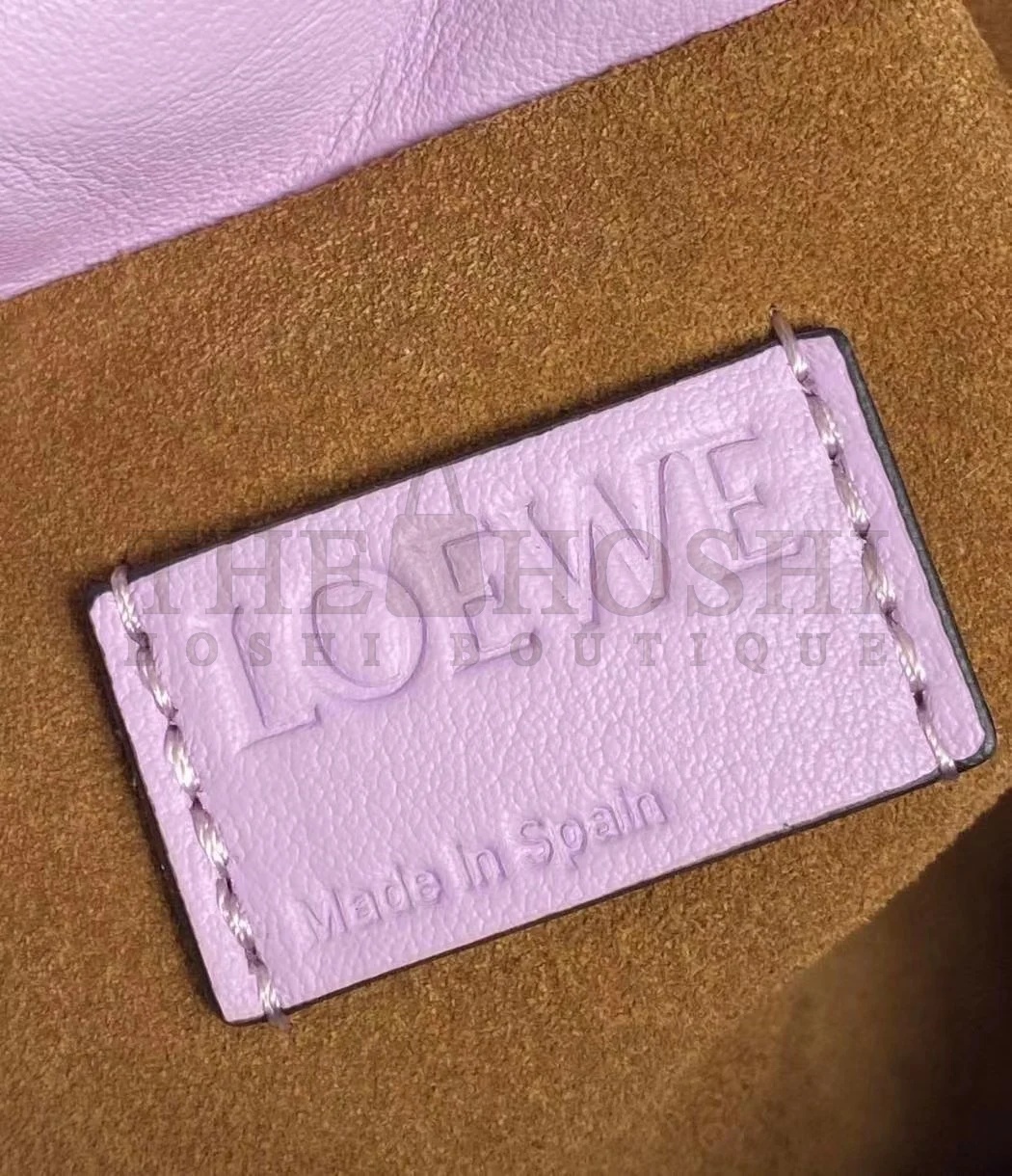 L0ew* Mini Flamenco Clutch Bag In Bloom Orchid Calfskin Master Quality