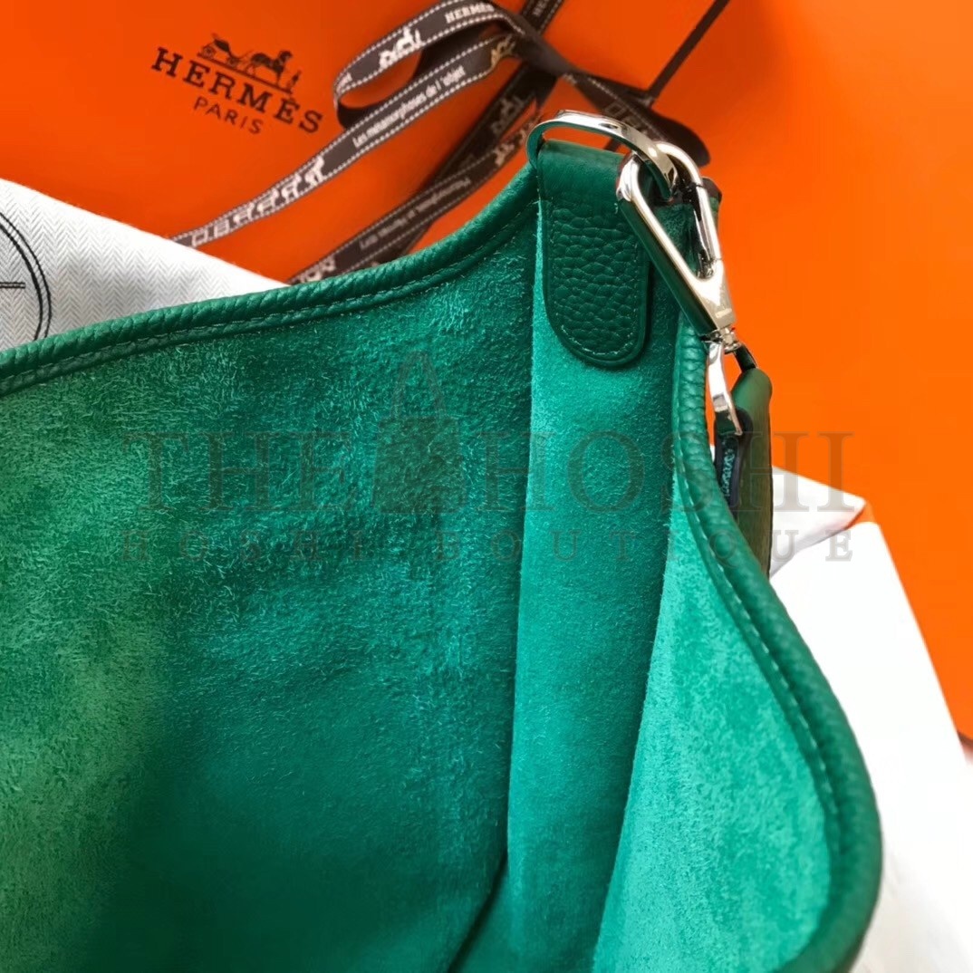 H**me5 Evelyne III 29 Bag In Vert Vertigo Clemence Leather Master Quality