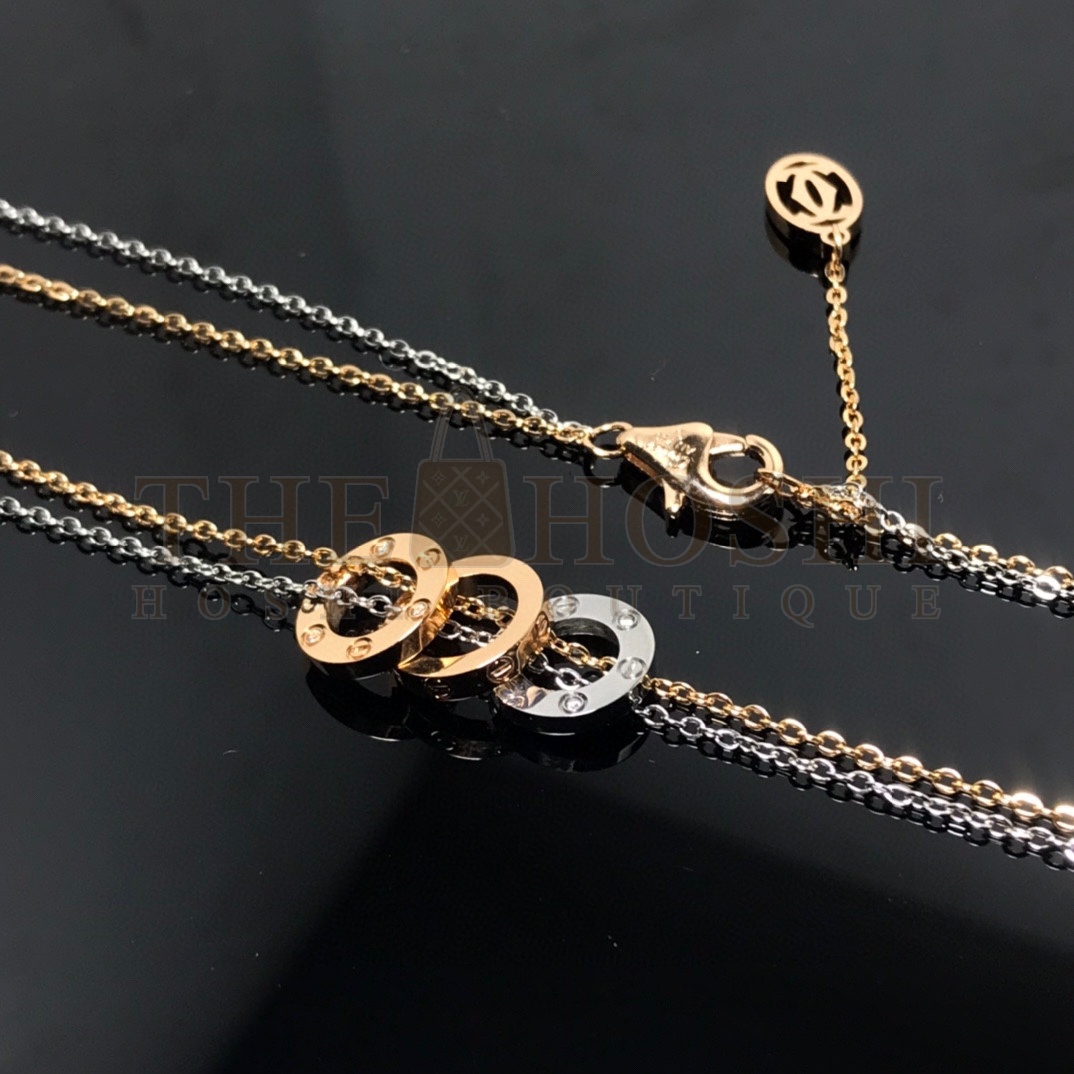 Ca*t1er LOVE NECKLACE, 6 D1am0ndS Master Quality