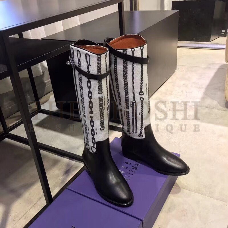 H**me5 Jumping Boots In De Camp Dechainee Toile Master Quality