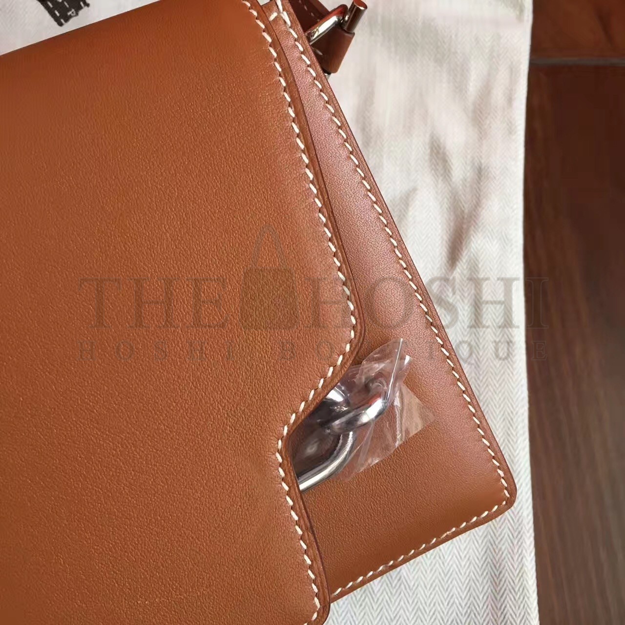 H**me5 Mini Sac Roulis Bag In Caramel Swift Leather Master Quality