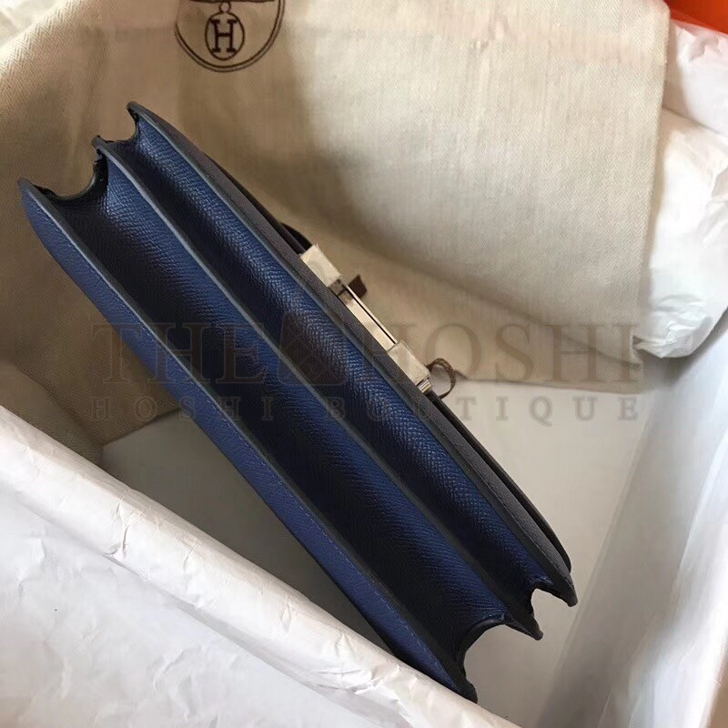 H**me5 Blue Royale Epsom Constance Elan 25cm Bag Master Quality