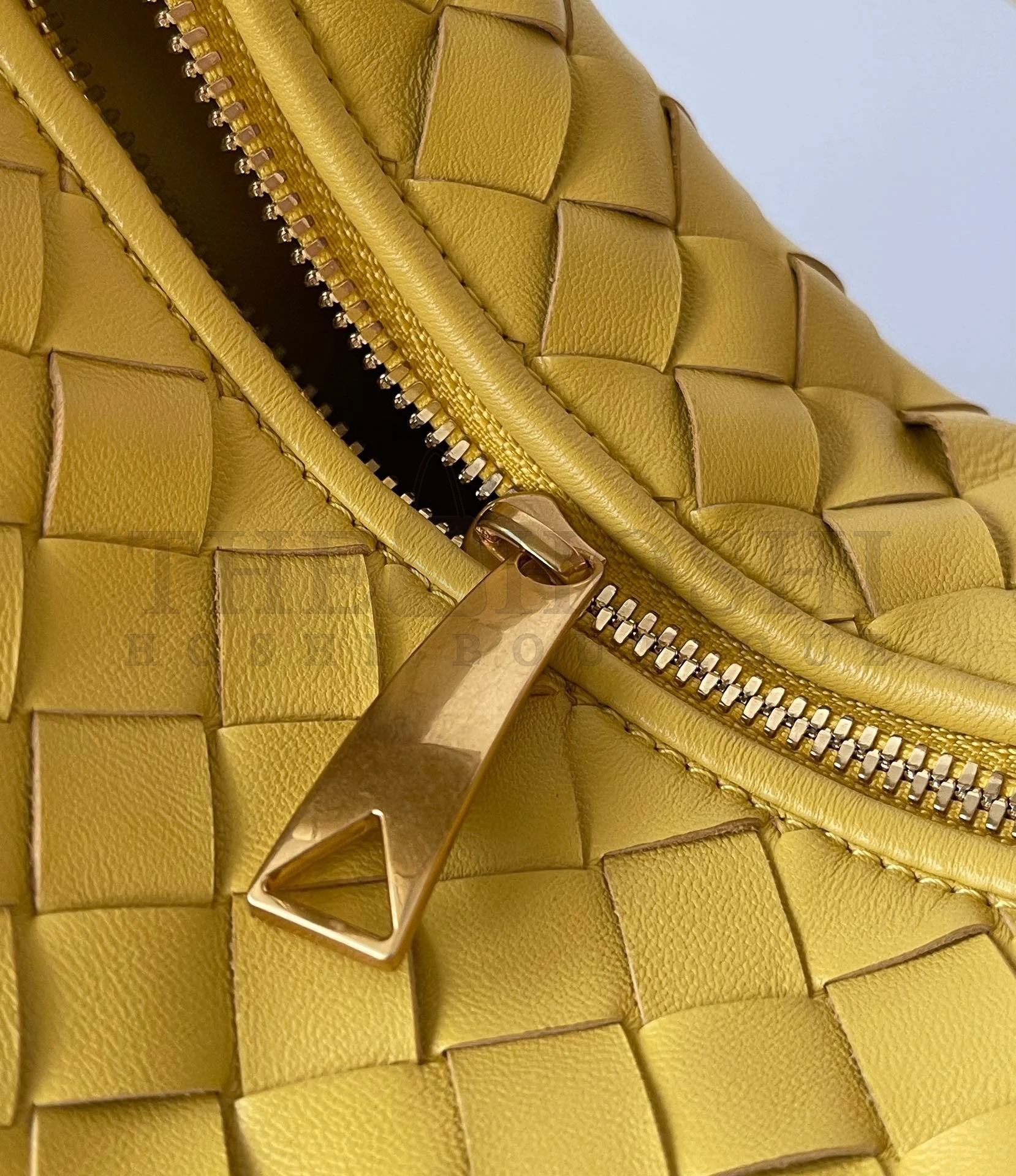 B0tt*ga Ven*ta BV Jodie Mini Bag In Yellow Intrecciato Lambskin Master Quality