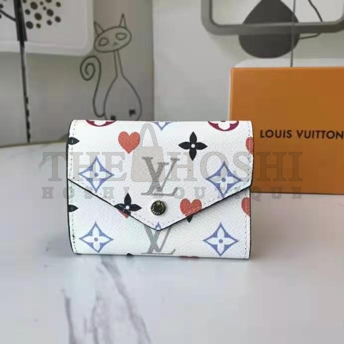 L0vis Vvtt0n LV Women Game On Zoé Wallet Monogram Canvas Cowhide-Leather Master Quality