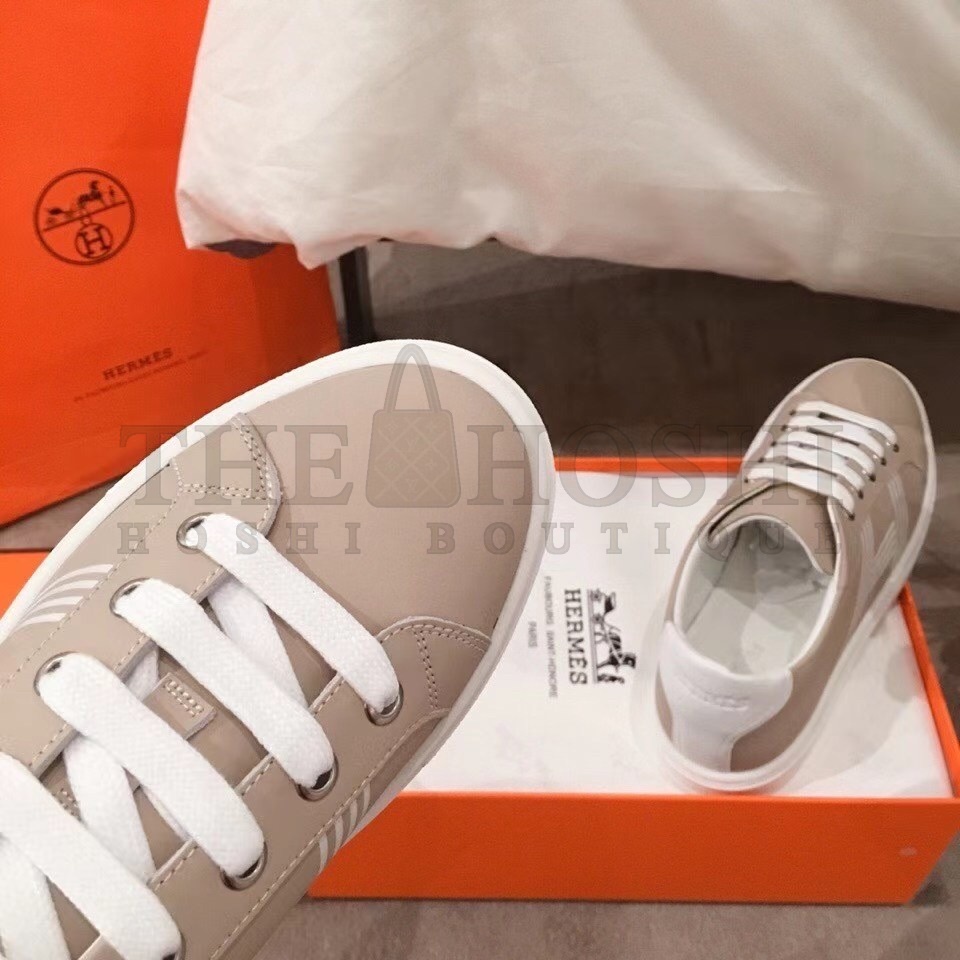 H**me5 Avantage Sneakers In Beige/White Calfskin Master Quality