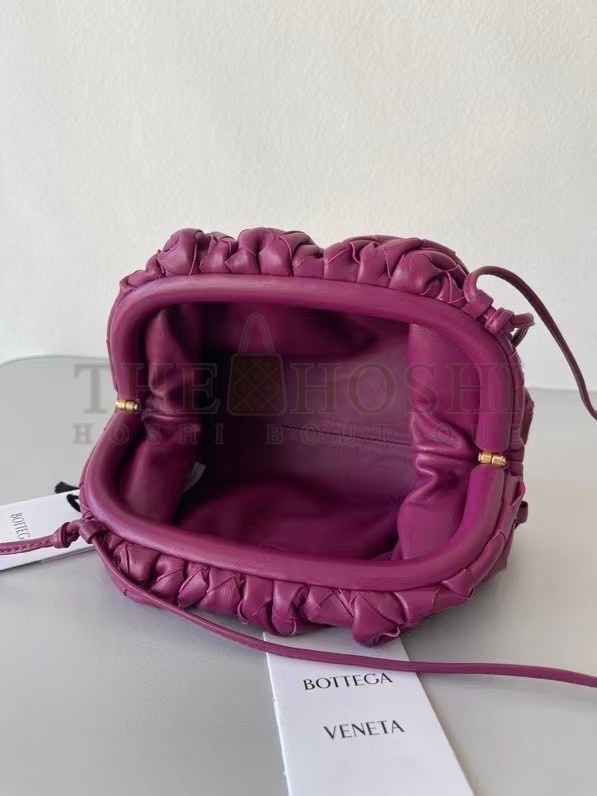 B0tt*ga Ven*ta Mini Pouch In Cinnabar Intrecciato Lambskin Master Quality