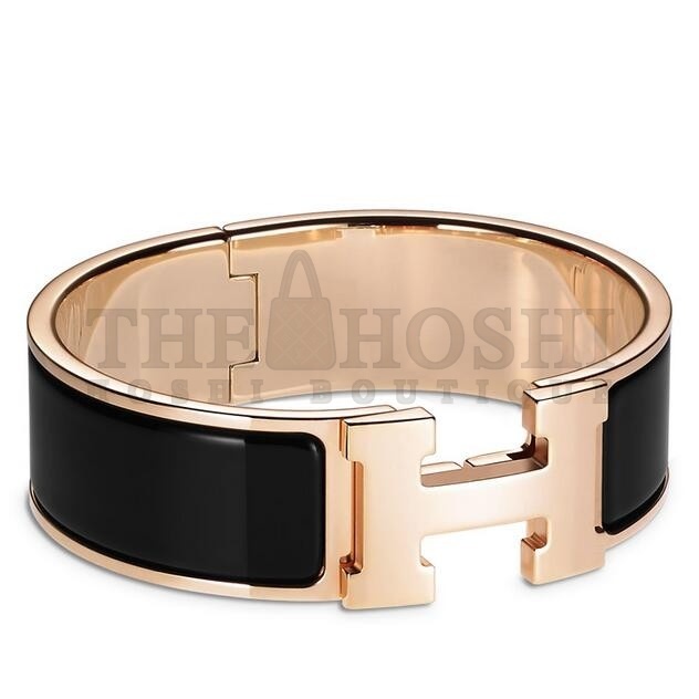 H**me5 Black Enamel Clic Clac H PM Bracelet Master Quality