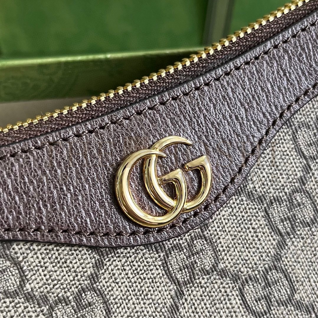 Gvc*1 Ophidia Mini Shoulder Bag – GG Svp*me Canvas, Brown Trim, 25 x 15.5 x 6 cm Master Quality