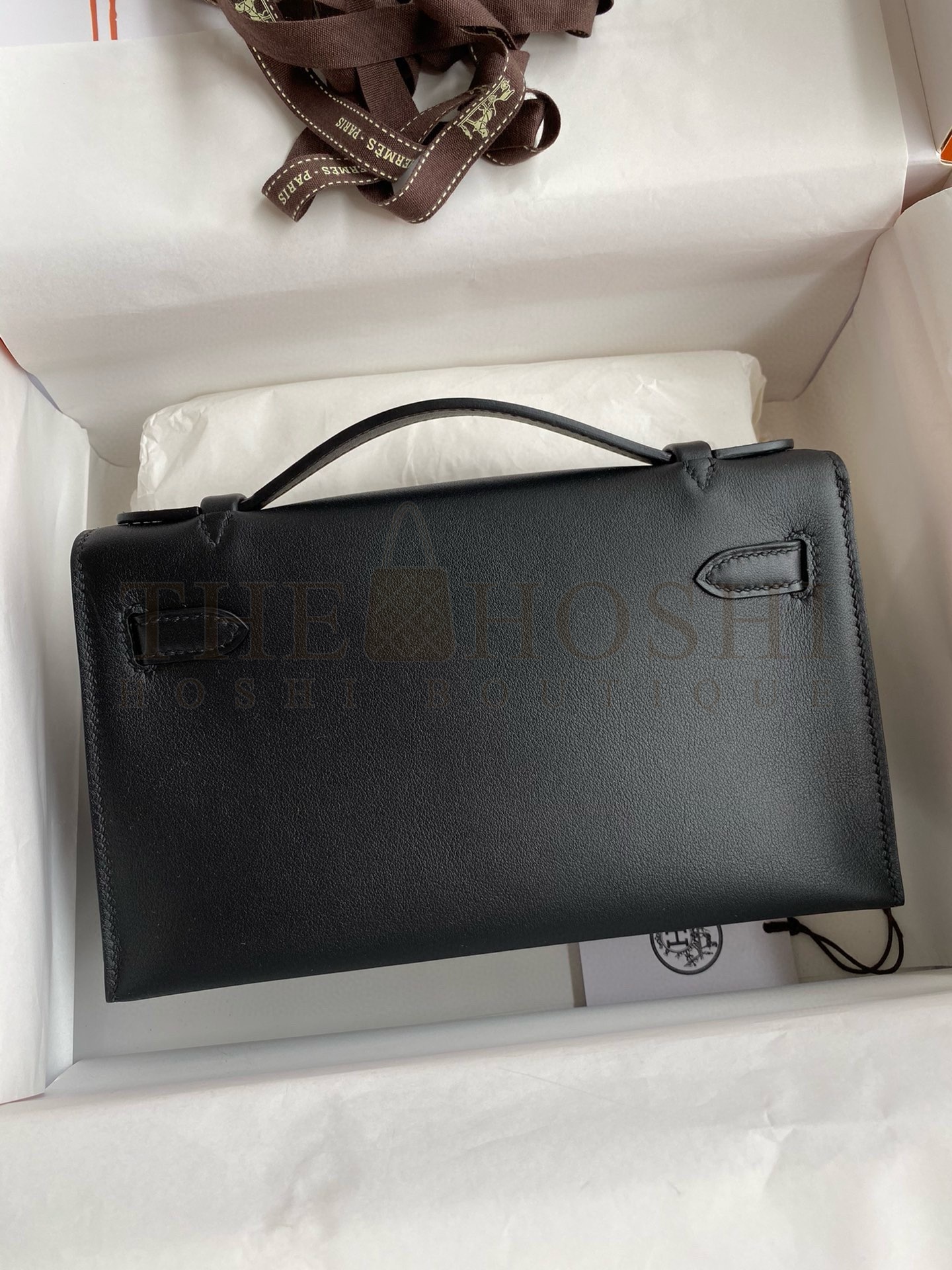 H**me5 Kelly Mini II Sellier Bag In Beton Swift Leather GHW Master Quality