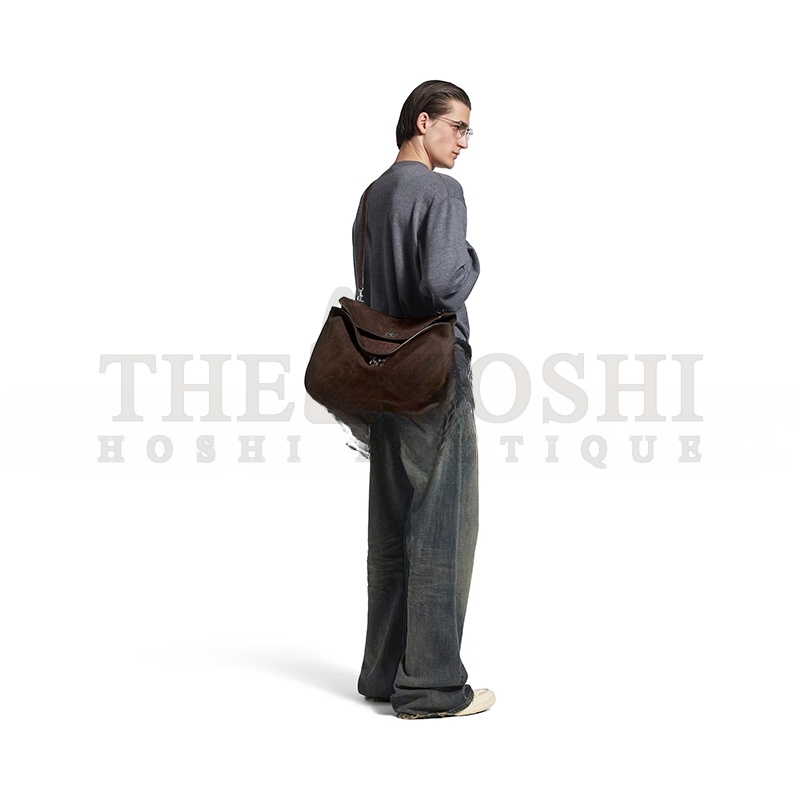 Ba1en*iaga RODEO HANDBAG LARGE IN LIGHT ESPRESSO 7897442AB4G2308 (39.8*29.9*12.9cm) Master Quality