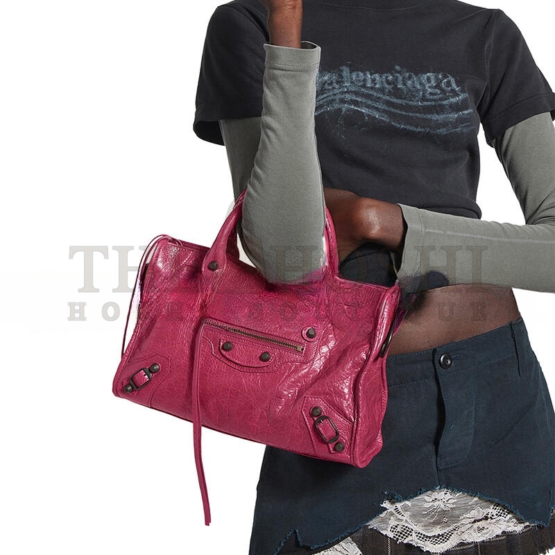 Ba1en*iaga LE CITY SMALL BAG BAG (30*19*10cm) Master Quality