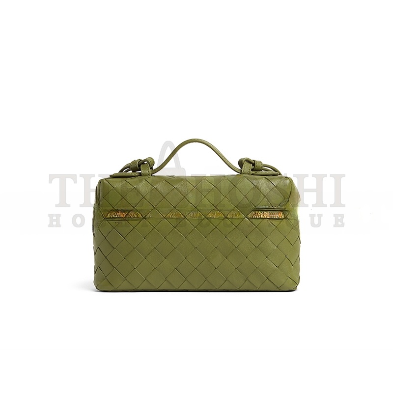 B0tt*ga Ven*ta BANG BANG INTRECCIATO LEATHER VANITY CASE 789109V3IV12488 (22*12.5*5cm) Master Quality