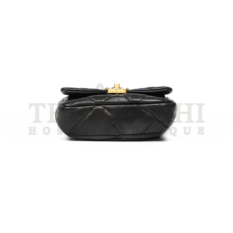 Ch**el 19 WAIST BAG GOATSKIN MIXED HARDWARE AS1163 (20*11*5.5cm) Master Quality