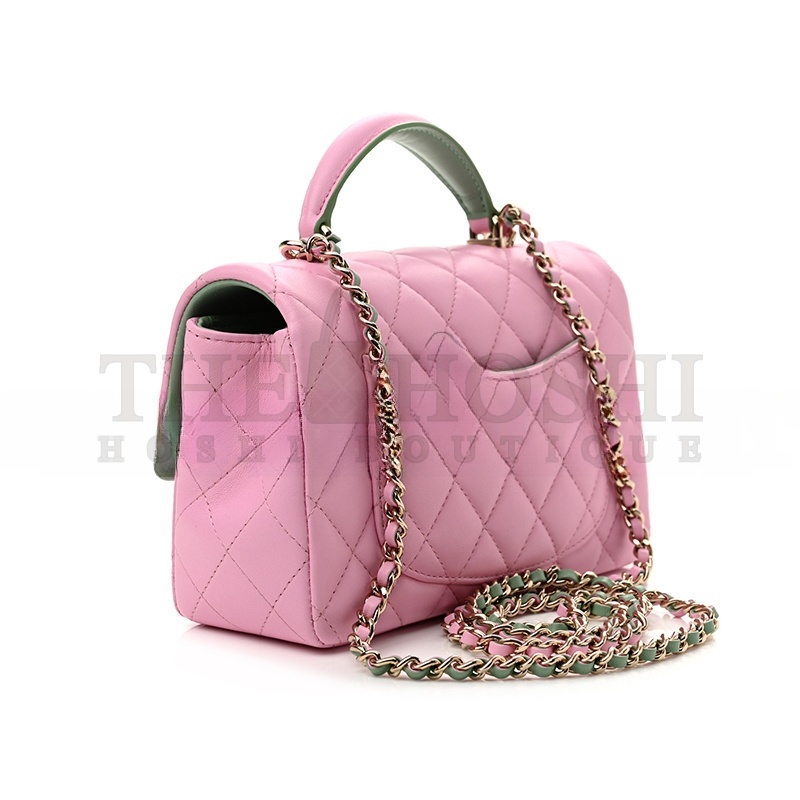 Ch**el MINI TOP HANDLE FLAP 1183041 (20*13*6cm) Master Quality