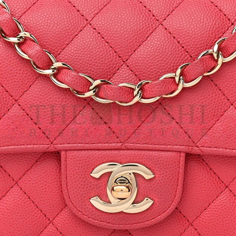 Ch**el CAVIAR QUILTED MINI FLAP AS2215 1132441 (20*13*6cm) Master Quality