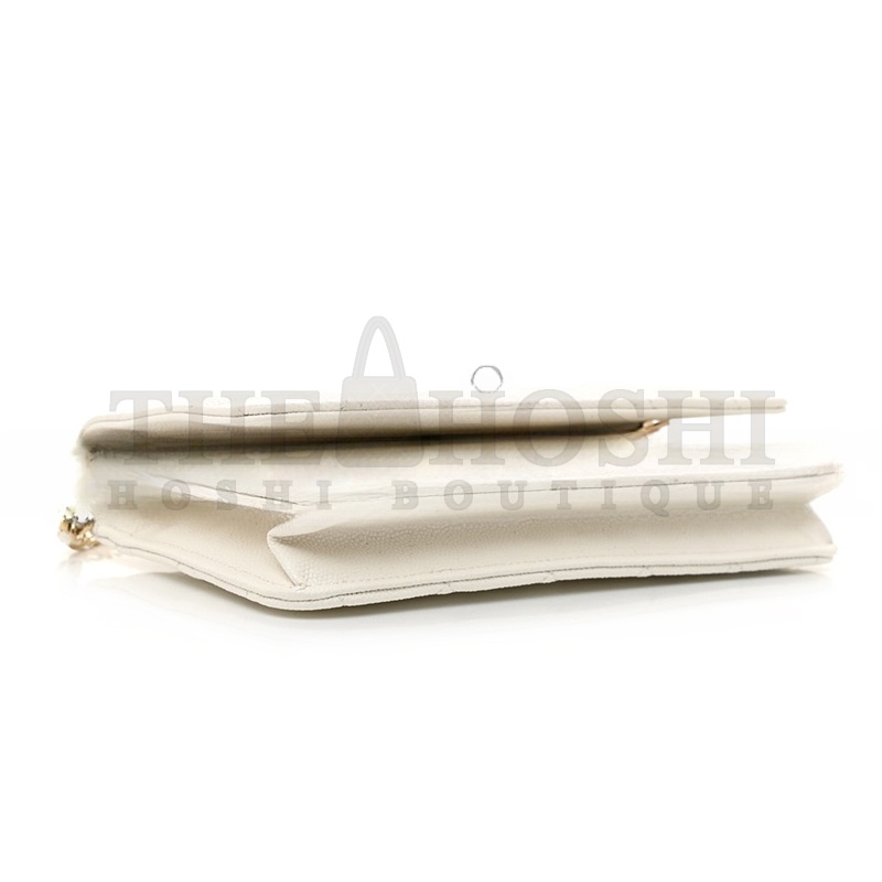 Ch**el CAVIAR QUILTED WALLET ON CHAIN WOC 1168643 (20*12*3cm) Master Quality
