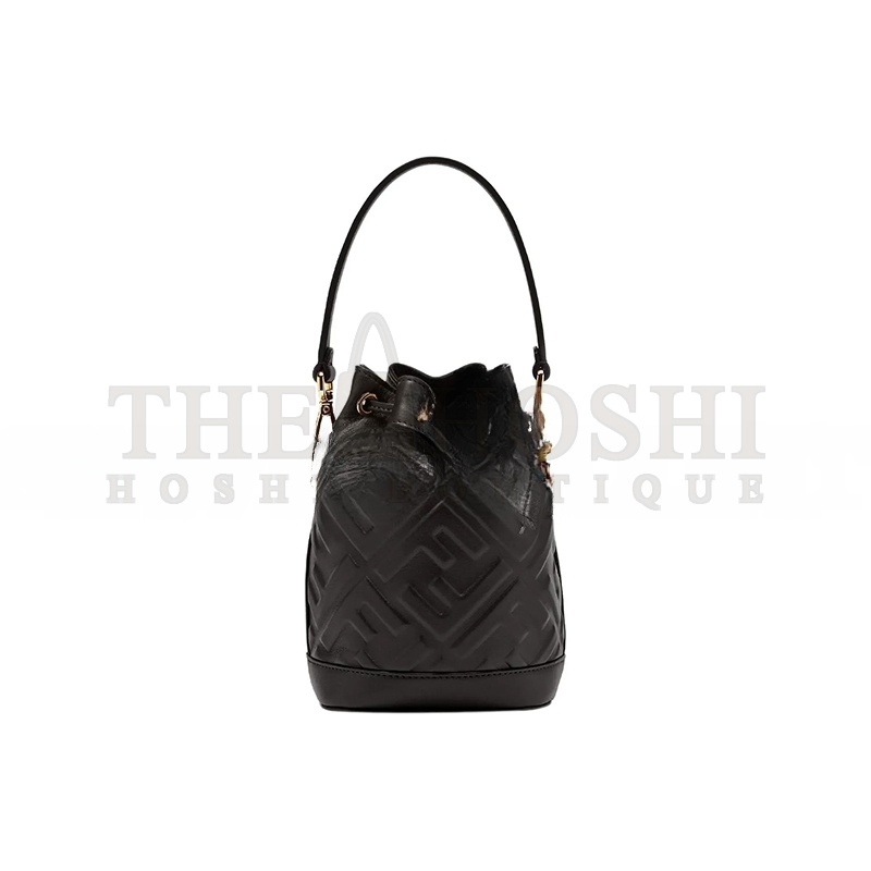 F**di MON TRESOR LEATHER BLACK 8BS093ANWTF0KUR (18*14*12cm) Master Quality