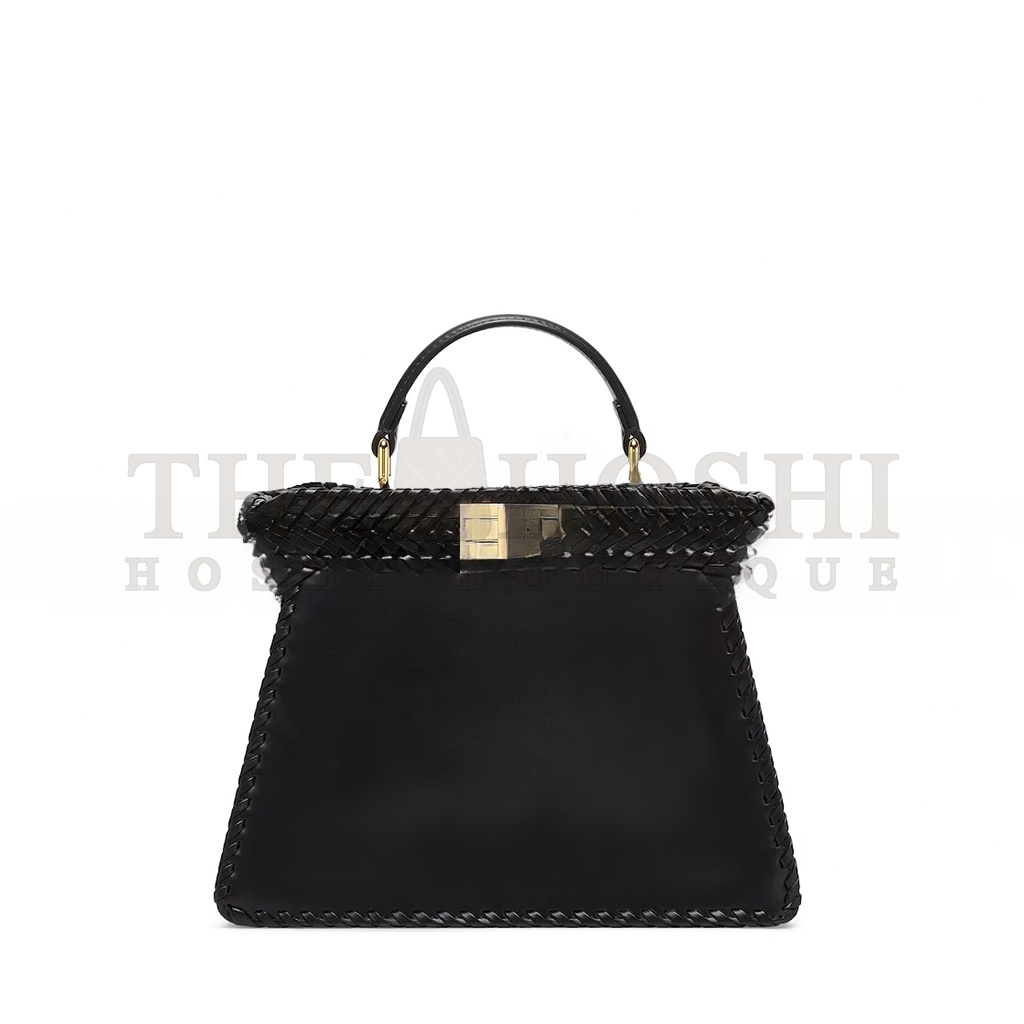 F**di PEEKABOO ISEEU  BRAIDED LEATHER BAG 8BN327ANX8F0KUR (33*25*13cm) Master Quality
