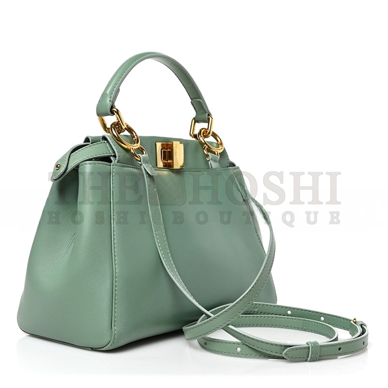 F**di FF NAPPA MINI PEEKABOO ICONIC SATCHEL (23*18*11cm) Master Quality