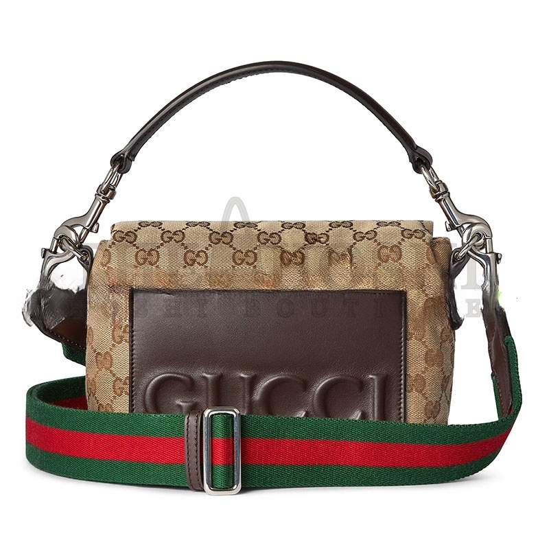 Gvc*1 GG CANVAS SMALL CROSSBODY BAG 821617 (19*15*7cm) Master Quality