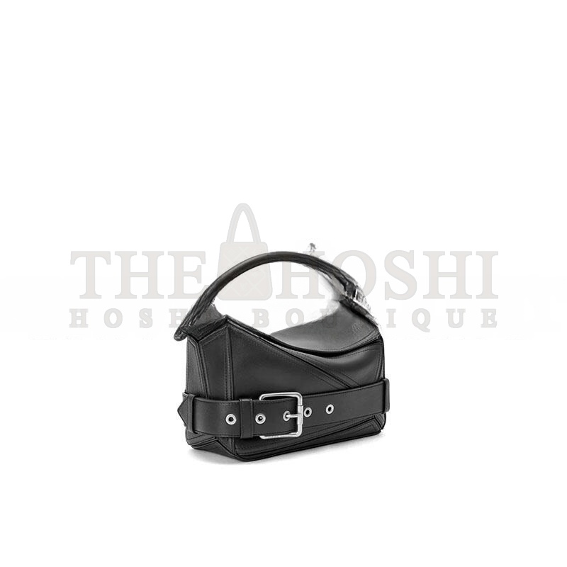 L0ew* SMALL PUZZLE BIKER BAG IN SHINY CALFSKIN A510S21XC7 (24*16.5*10.5cm) Master Quality